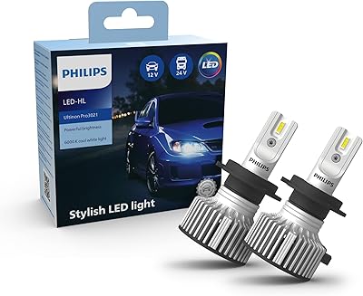 LED Philips Altenon Pro 3021 (H7) car lighthouse, cold white 6,000 k, lot of 2.. Enjoy effortless shopping and speedy delivery with DIAYTAR Nigeria.