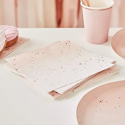Ginger Ray Shadow wrapped paper, 16 -piece package, rose gold.. DIAYTAR Nigeria: Where affordability meets fast and reliable e-commerce service.