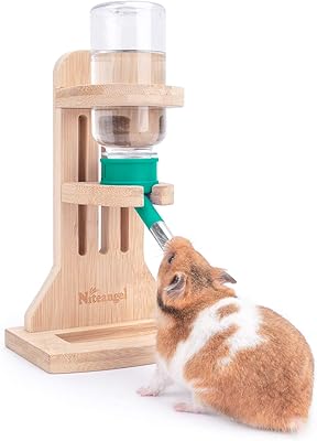 Nate Angel water bottle with support for Syrian dwarf hamsters, gerbilles, mouse, rodents, small pets (green).. DIAYTAR NIGERIA: Simplifying access to thousands of products with affordable nationwide shipping.