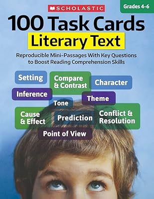 100 task sheets: Literary text: Mini-passages reproducible with key questions to improve written understanding skills.. Discover why millions choose DIAYTAR for affordable online shopping with delivery in just 5-8 days.