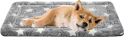 Luxury dog ​​bed carpets Emcent (76 x 51 x 2.8 cm), reversible pet (fresh and hot) carpet, machine washable, sleeping carpets for dogs up to 20 kg, gray, star pattern.. Experience the convenience of one-stop shopping with DIAYTAR NIGERIA's diverse and affordable marketplace.
