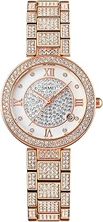 Watch for women, luxury watches with crystal rhinestones, quartz movement in stainless steel, gift box for women.. Save time and money with DIAYTAR Nigeria’s online store.