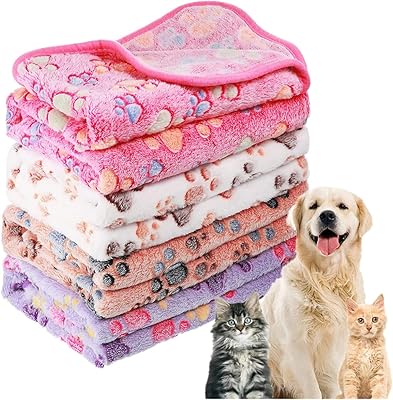4 -piece fleece cover for small and medium -sized dogs, puppies, cats, soft and hot cover for bed (white, brown, pink, purple, size m).. No delays, no drama — just fast, affordable shopping with DIAYTAR Nigeria.
