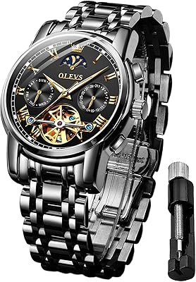 Automatic mechanical watches Openke for men luxury waterproof steel waterproof watch.. DIAYTAR NIGERIA: Nigeria's answer to affordable online shopping with reliable 5-8 day delivery guarantee.