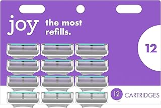 Razors for women joy with five blades, purple, 12 pieces.. DIAYTAR NIGERIA: Where shopping is easy, prices are low, and delivery is just days away.