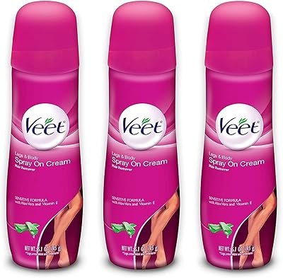 Depilatory cream in spray veet, sensitive formula 150 ml (pack of 3).. DIAYTAR NIGERIA delivers happiness in 5-8 days with our affordable and diverse product range.
