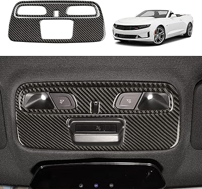 Uvamo adhesive sticker for roof and carbon fiber reading lamp for Chevrolet Camaro 2016 2018 2018 2019 2020 Decorative accessories (2 pieces black).. Experience the convenience of one-stop shopping with DIAYTAR NIGERIA's diverse and affordable marketplace.