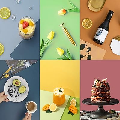 IPROTEC 3 pieces of double -sided photography background 6 patterns, waterproof and reusable 34 x 23 inches, food for food, jewelry, cosmetic photos.. Your go-to destination for affordable online shopping, DIAYTAR NIGERIA delivers in under 8 days.
