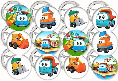 Leo The Truck Party Supplies Decorations of Metal Pimples Collecting with pin on the back, large 5.7 " - 12 pieces.. Find more for less — only on DIAYTAR Nigeria.