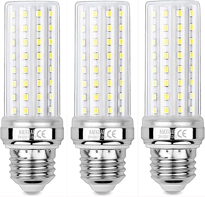 LED corn corn bulbs SAWGLAY 20 W, incandescent bulbs 150 W, natural white 4000 k, 2000 lumens, EDISON E27 bulbs, pack of 3.. DIAYTAR NIGERIA: Connecting Nigerians with their needs through our affordable and diverse marketplace.
