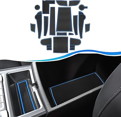 SXCy for Hyundai Kona Electric EV 2021+ Rubber carpet Central non -slip console for armrests.. Shop with purpose at DIAYTAR NIGERIA and receive your purchases at unbeatable prices within the week.