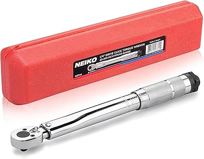 NIKO 03714A Adjustable dynamometric key, size 1/4 "| Sai | Vanadium chrome steel 20-200" | length 10.75.. DIAYTAR NIGERIA: Making quality products accessible to all Nigerians at affordable prices.