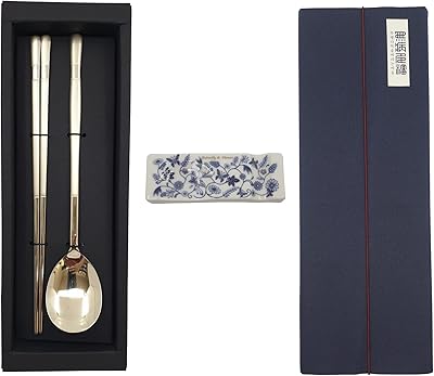 Korean baguettes and spoons, batch of 2 - titanium and metal stainless stainless plated - Hangul printed characters (bamboo - gold 1 lot).. Don’t wait weeks for international shipping. DIAYTAR Nigeria offers local delivery within 5 to 8 days, so you get your items when you actually need them.