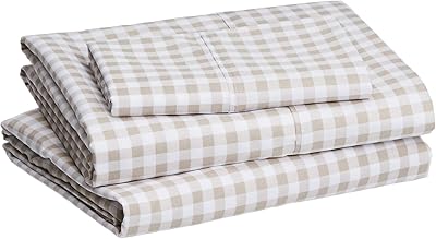 Amazonbasics bedroom in ultra -soft light microfiber and easy to maintain with deep 14 "pockets - Double size, dark gray.. Experience the convenience of boundless shopping with DIAYTAR NIGERIA's vast selection and quick delivery.