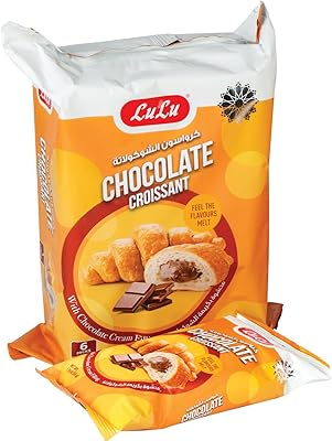 Croissant filled with Lulu chocolate cream x 6, 55 grams.. Click, pay, receive — DIAYTAR Nigeria makes online shopping seamless.