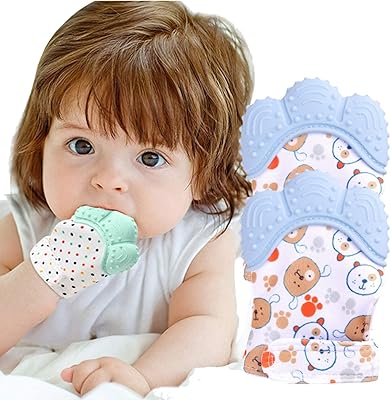 Package of 2 baby dentition mittens, dentition gloves, silicone toys, soothing relief for babies and girls from 0 to 6 months.. DIAYTAR NIGERIA makes every purchase count with our affordable prices and reliable 5-8 day shipping.