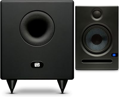 Pair of two -way studio monitors pre Sonos Nearfield E5 5.25 "with iris supports and cables.. DIAYTAR NIGERIA: Where quality meets affordability, with thousands of products delivered in less than 8 days.