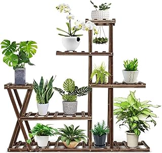 Support for indoor and outdoor plants, wooden plant support for several plants, wood flower support, 5 levels 12 garden pots for living room, patio, corner, porch, bedroom.. Shop smart with DIAYTAR NIGERIA's vast selection and enjoy affordable shipping in just 5-8 days.