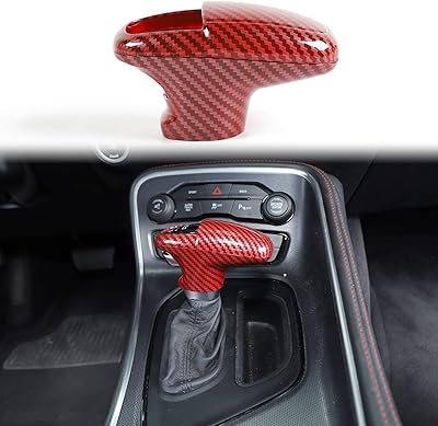 Vodunala ABS speed lever pommel cover for Challenger Charger 2015-2022 Dodge Challenger Challenger 2018-2022 Durango Abs Red/Black, 3 pieces.. Be part of Nigeria’s most trusted online shopping experience — DIAYTAR Nigeria.