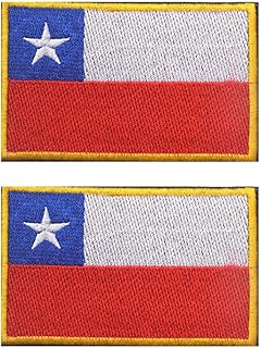2 pieces Aliplus chili flag embroidered patchs moral military tactics decorative crochet and loop.. Experience the DIAYTAR difference with our vast product selection and delivery within 5-8 days.