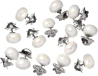 Swimmis 20 pieces of pearl shirt, pins with neck cover buttons, safety pins with buttons for clothing, shirts and clothing supplies, white.. DIAYTAR NIGERIA: Where affordability meets variety, with thousands of products delivered in less than 8 days.