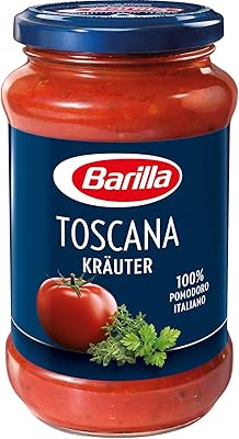 Sauce for barilla pasta with Italian tomatoes and tuscany herbs, 400 grams.. DIAYTAR NIGERIA brings the marketplace home to you with affordable prices and delivery in 5-8 days.