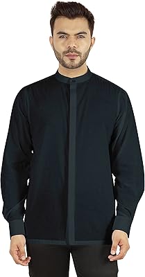Bestman Long Sleeve buttoned shirt and united Mandarin collar for men, formal desktops.. DIAYTAR NIGERIA: Revolutionizing accessibility to quality products at budget-friendly prices across Nigeria.