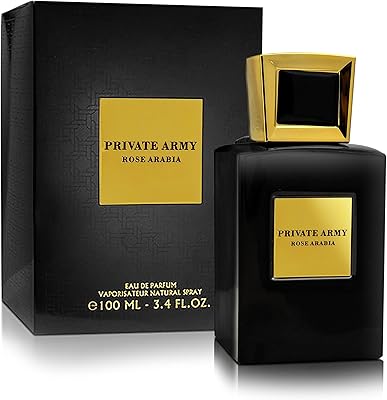 Private Army Rose Arabia - Eau de Parfum - By Fragrant Rose - Men's Perfume, 100 ml.. DIAYTAR NIGERIA: Your trusted e-commerce partner with extensive product choices and affordable delivery.