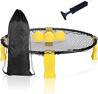 Beauty spike ball set for outside, interior, garden, beach, lawn and beach for boys, girls, adolescents, adults and family (includes 3 balls, a cord bag and a book of rules).. DIAYTAR NIGERIA delivers more than purchases - we deliver affordable shopping solutions within the week.