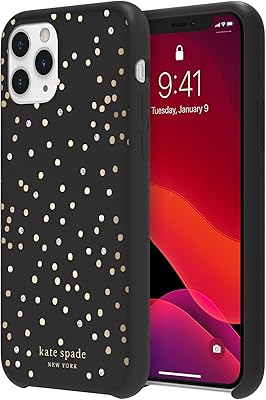 Coque de protection rigide kate spade new york (one piece comold) pour iphone 11 pro - soft touch disco dots design noir/or/cristal/perle.. Thousands of items at your fingertips — DIAYTAR Nigeria makes it happen.