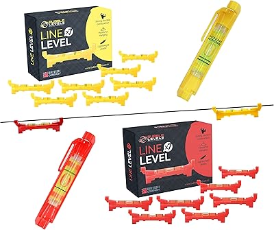 7 pieces of line with bubbles suspended for construction, engineering, surveying, metal work and other equipment (yellow).. DIAYTAR NIGERIA: Where online shopping becomes effortless with budget-friendly nationwide delivery.