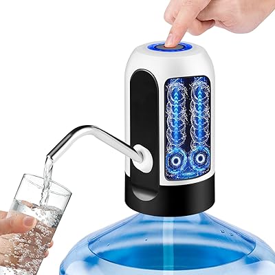 Distributor of 5 -gallons bottled, Tecvida water pitcher pump, Automatic drinking water pump with USB loading, universal portable water pump for the house, the desk and the outside.. Shop with purpose at DIAYTAR NIGERIA, where diverse selection meets budget-friendly nationwide delivery.