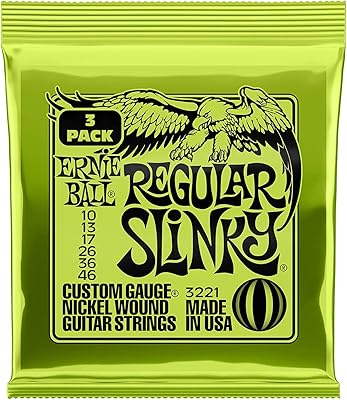 String game for electric guitar Ernie Ball Nickelé Slinky 10-46 (P03221) 3 pieces.. Shop the smart way with DIAYTAR NIGERIA's extensive selection and budget-friendly nationwide delivery.