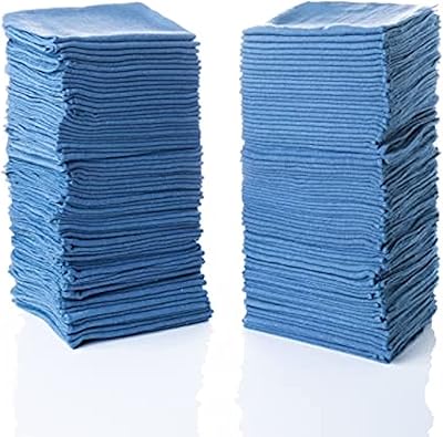 Simply Magic Shop Towels 79184, size 14 "x 12", 50 pieces, cotton, blue.. DIAYTAR NIGERIA connects your desires with reality through our affordable e-commerce platform and quick delivery.