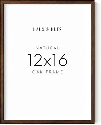 Natural walnut frame HOS & HOSS - Set of 1 12x16 photo frame for wall, 12x16 printing frame, brown family photo frames, 12x16 wooden frame (walnut frame).. Shop for everything you need at DIAYTAR NIGERIA, with budget-friendly prices and quick delivery.