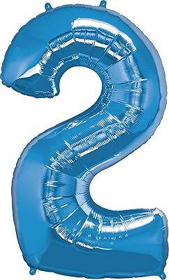 Aluminum balloon Qualatex number two, 107 cm, sapphire blue.. Experience the future of online shopping with DIAYTAR NIGERIA's extensive product range and competitive pricing.