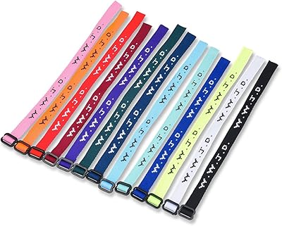 Assortment of wwjd bracelets (26 pieces) 13 colors plus bonus friendship bracelets what they would do Jesus - Set of Christian religious bracelets.. Enjoy deals you can’t resist and delivery you can trust — DIAYTAR Nigeria.
