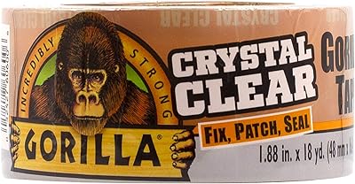 Payment Management Crystal Crystal Gorilla ribbon, 1.9" x 18 meters, transparent, (pack of 1).. Enjoy the simplicity of shopping with DIAYTAR NIGERIA, offering vast choices delivered in just 5-8 days.