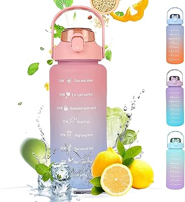 Bottle of 2L motivation sports water with straw of 64 oz with indicator.. DIAYTAR NIGERIA delivers value, variety, and convenience with our nationwide 5-8 day shipping.