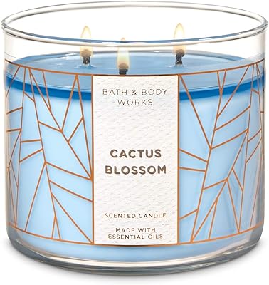 Bath & body Works scented candle with 3 strands with aloe vera flower and essential oil, 411 g.. Say hello to Nigeria’s fastest-growing e-commerce site — DIAYTAR Nigeria.