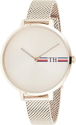 Watch for women Tommy Hilfiger - Quartz movement, analog display, gold carnation.. DIAYTAR NIGERIA combines affordability with convenience, delivering your purchases within 5-8 days.