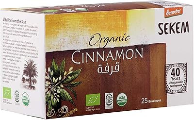 Demeter, biological sikkim tea with cinnamon, 25 tea sachets.. DIAYTAR NIGERIA combines extensive product options with budget-friendly prices, delivered in 5-8 days.