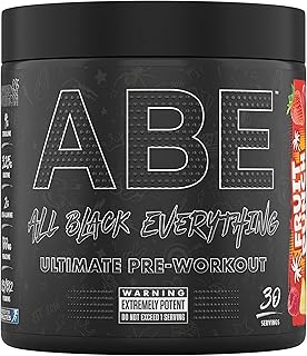 Applied Nutrition API ALL BLACK EVERYTHING Energy Powder Pre-training, physical performance with citrulline complex, creatine, beta-alanine, caffeine and vitamin B, 315 g, 30 portions (fruit flavor).. DIAYTAR NIGERIA: Transforming online retail with affordable prices and consistent 5-8 day nationwide delivery.