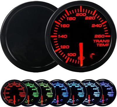 Transmission temperature gauge 7 colors 80-260 F 52 mm.. No hassle, just shopping — DIAYTAR Nigeria delivers in under 8 days.