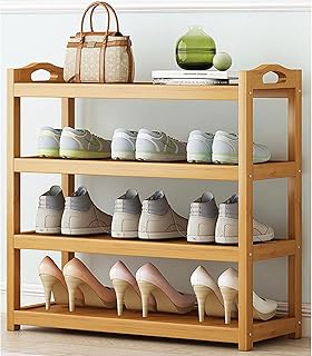 Wooden shoe shelf, bamboo shoe cabinet, self -supporting shoe shelf, shoe organizer, shoe organizer, shoe storage shelf, shoe storage shelf, modern house furniture support for office and house (4 levels).. DIAYTAR NIGERIA: Where shopping dreams become reality with affordable prices and prompt shipping.