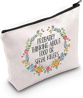 Tobgbe True Crime Fan Gift True Crime Makeup Kit probably thinking about food or serial killers in gift crime podcast lovers lovers Funny cosmetics bag for serial, food or series.. Find everything you need at prices you'll love with DIAYTAR NIGERIA's comprehensive e-commerce platform.