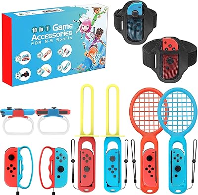 Set of sports accessories Switch 2023 for Nintendo Switch Sports, Sports accessories Switch 10 in 1 compatible with Switch/Switch OLED.. Shop smarter with Nigeria's premier e-commerce platform, featuring affordable products delivered nationwide.