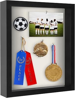 A three -dimensional photo frame with a soft linen background - composite wood with polished glass as a wall decoration and American flat - 11*14 inch - black.. Shop with confidence at DIAYTAR NIGERIA, offering thousands of products with budget-friendly shipping.