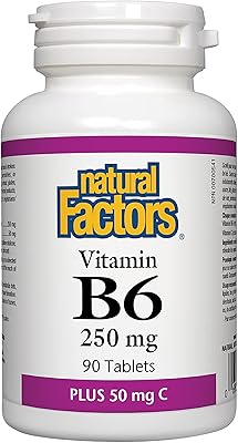 Natural factors vitamin B6 250 mg plus 50 C 90 tablets.. Your digital shopping companion, DIAYTAR NIGERIA offers exceptional value with delivery in less than 8 days.