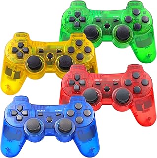 PlayStation 3 wireless controller, PlayStation 3 game remote control with loading cable (orange, red, green, blue).. Discover more ways to save — every day on DIAYTAR Nigeria.